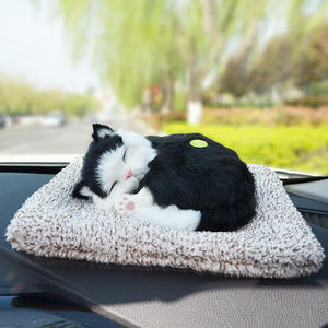 Peluche personnalisée en forme de <span class=keywords><strong>chat</strong></span> mignon, ornement suspendu, jouet en peluche de simulation, cadeau, couverture, adapté aux scénarios automobiles - Product Image 2
