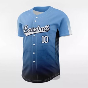 2025 maillot de Baseball boutonné personnalisé chemises uniformes de vêtements de sport respirants imprimés personnalisés pour Baseball et Softball - Product Image 2