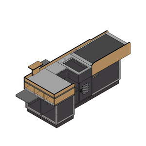 High Quality Modern Design Durable Integrated POS <b>Checkout</b> <b>Counter</b> Combination - Product Image 5