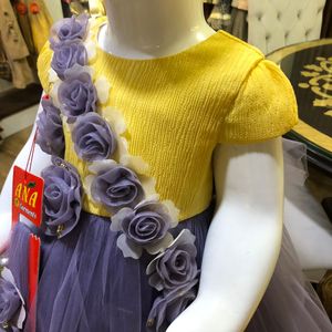 Vestido de flores para niñas de 1 a 3 años y 4 a 6 años, bonito, elegante, para fiesta - Product Image 3