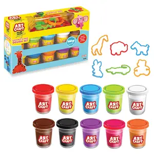 Nghệ thuật thủ công đầy màu sắc bột đặt 16 pcs 560 gr playdough Slime Set trẻ em DIY Mô hình đất sét đồ chơi dụng cụ nướng giáo dục chơi