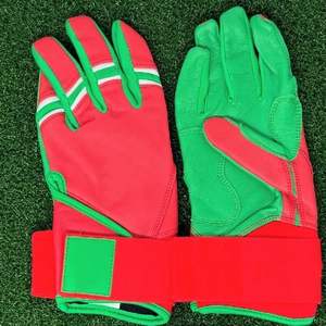 ถุงมือตีเบสบอลแบบมืออาชีพถุงมือตีเบสบอลสีและโลโก้ - Product Image 6