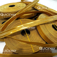 Qualité supérieure 25mm fil d'or dentelle vélin 2 gallons tresse tresses métalliques ruban à coudre or rang rayures passementerie