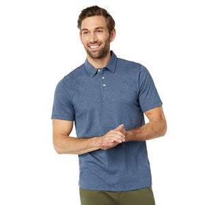 Camisetas Polo de Manga Corta para Hombre de Alta Calidad, Secado Rápido, Estampados a Rayas con Decoración de Botones, Tela de Poliéster de Calidad - Product Image 1