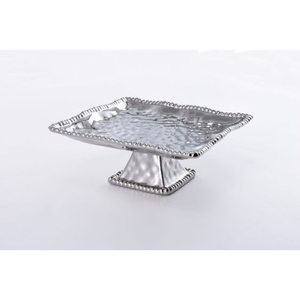 Support à gâteau décoratif élégant de forme personnalisée support à gâteau en aluminium de service parfait pour cupcakes biscuits ou autres bonbons - Product Image 3