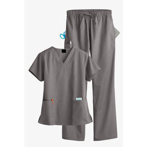 Uniformes médicos de manga corta para mujer, ropa de trabajo para hospitales OEM, uniformes de personal femenino para enfermeras - Product Image 5