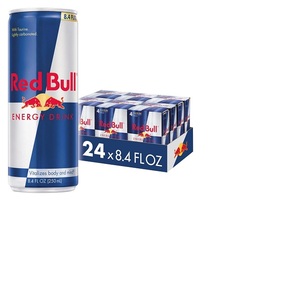 Bebida Energética Red Bull, Latas de 8.4 Onzas Líquidas, 80 mg de Cafeína, Taurina y Vitaminas del Complejo B, 6 Paquetes de 4 Latas, Paquete de 24 - Product Image 1