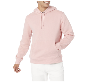 Automne et hiver sweat à capuche polaire vierge sweat à capuche pour hommes en gros logo personnalisé grande taille couleur unie pull à capuche - Product Image 5