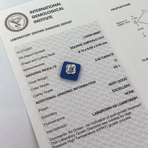 Diamantes Cultivados en Laboratorio Sueltos D'VINS JEWELS, Corte Ovalado, D VVS2, 0.5ct-1.5ct, Excelente para Joyería con Certificación de Color O-Z - Product Image 3