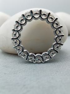 Men's Luxury 10K 14K 18K <b>Gold</b> Hip Hop Trend Ring VVS Natural Diamond Rounded Baguette for Weddings Fashionable <b>Costume</b> <b>Jewelry</b> - Product Image 2