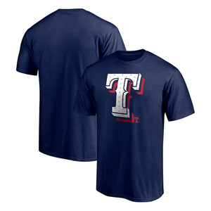 Camiseta del estado de Texas para hombre American Street Wear Club de béisbol Camisetas personalizadas 100% algodón Diseño en blanco Impreso Jersey Tees - Product Image 5