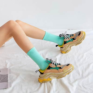 Primavera estilo universitario pareja equipo calcetines Unisex cómodo transpirable antibacteriano baloncesto Casual al por mayor - Product Image 6