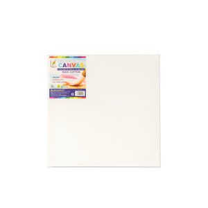 Colormate 40x40 Lienzo blanco imprimado Lienzos en blanco estirados para pintar - Product Image 1