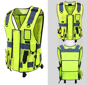 Dog Handler Vest Breathable Reflective Multi pockets <b>and</b> <b>hooks</b> Safety Vest ANSI Class 3 Customized Color - Product Image 6