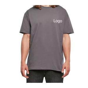 Vente en gros 230GSM T-shirts vierges 100% coton T-shirt vintage à manches courtes T-shirts surdimensionnés pour hommes - Product Image 4