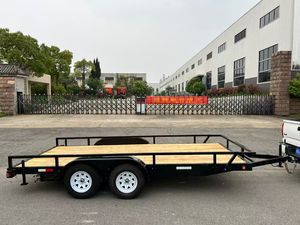 Remolque de coche de tablero de carga de 1500kg-3500KG con eje de amortiguación de par de goma - Product Image 2