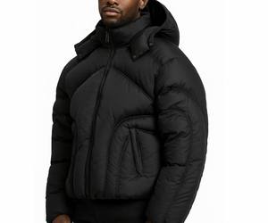 Blouson matelassé à capuche tendance, personnalisable (couleur, taille, logo), collection printemps, unisexe, nouveaux designs, vente chaude - Product Image 5