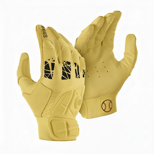 Gants de baseball et de softball de qualité professionnelle, panneau en cuir souple, absorption des vibrations, résistance à la déchirure, durables, design personnalisé, options de couleur - Product Image 1
