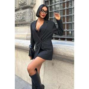 Conjunto de Falda y Pantalones Cortos a Rayas para Mujer, Colección Jerry 9691-24 - Product Image 6