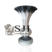 Nouveauté : Pot de fleurs en verre moderne, luxueux, traditionnel et classique, couleur personnalisée pour la décoration de mariage, intérieur/extérieur