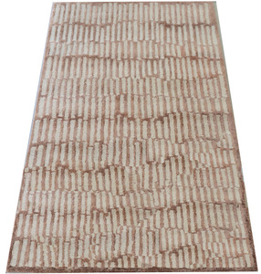 Tapis moderne personnalisé en laine viscose touffeté à la main Ensembles de tapis de luxe à motif abstrait pour la décoration de la prière à la maison pour l'intérieur - Product Image 4