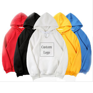 Sudaderas con capucha de algodón de gran tamaño con logotipo personalizado al por mayor de fábrica para hombres, las mejores sudaderas con capucha lisas en blanco con pantalones de chándal XS a 2XL, temporada de invierno - Product Image 1