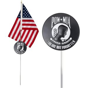 Trofeos, Medallas y Placas de Aluminio, Kit Conmemorativo de Prisioneros de Guerra y Desaparecidos en Combate (POW MIA) Incluido Placa Conmemorativa con la Bandera de EE. UU. y el Logotipo de Veteranos de 12x18 Pulgadas, Regalos para el Día de los Caídos - Product Image 5