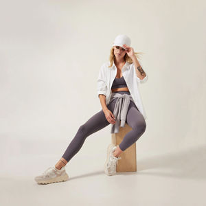 Dernier modèle de leggings pour femmes Leggings moulants de gym pour femmes Leggings de fitness à taille haute pour la course à pied - Product Image 3