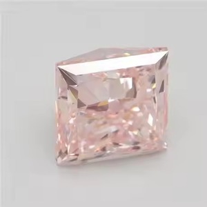 Fantaisie Intense Rose Princesse Lab Créé Diamant Coussin Ascher Cut Fantaisie Forme Diamants Lâches Catégorie - Product Image 5