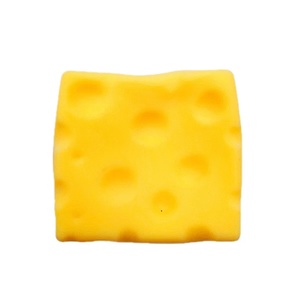 Slow Rising Cheese <b>Squishy</b> Stress Relief Toy TPR Soft Squeeze Decompression Toy for Kids Adults - Product Image 3