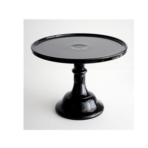 ชั้นวางเค้กโลหะอะลูมิเนียมทรงกลม3ชั้นสีดำสำหรับงานวันเกิดหรืองานกิจกรรม - Product Image 2