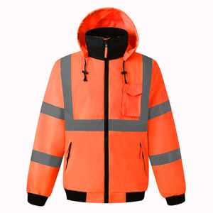 Clase 3 Seguridad personalizada Ropa DE TRABAJO impermeable Invierno Chaqueta reflectante de alta visibilidad Ropa - Product Image 2