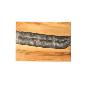 Tabla de cortar de resina epoxi de madera rectangular al por mayor para servir queso y cortar tapa de charcutería tapas utensilios de cocina - Product Image 4
