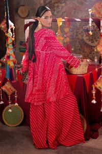 ชุดเดรส2025 3ชิ้นบอลลีวูดอินเดียดีไซน์ปากีสถานเป็นมิตรกับสิ่งแวดล้อมแบบดั้งเดิมสูงกว่า - Product Image 2