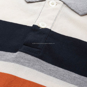 เสื้อโปโลกอล์ฟผ้าถักกันยับสำหรับผู้ชาย ยี่ห้อ Fit2Fight ผลิตสำหรับชุดทำงานองค์กร  รับปักโลโก้ตามแบบ - Product Image 5