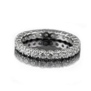 Anillo de compromiso de oro blanco de 18 quilates del fabricante directo, anillo de boda con ajuste de punta de diamante de 0,05 puntos, joyería para mujer IGI - Product Image 4