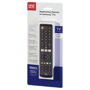 One For All Universal <b>Tv</b> <b>Remote</b> <b>Control</b> Black Urc 4910 Samsung Compatible - Product Image 2