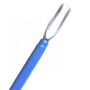 Outil de nettoyage des ongles pour manucure de salon, en acier inoxydable, pousse-cuticules et repousse-cuticules réutilisable, double usage, vente en gros - Product Image 3