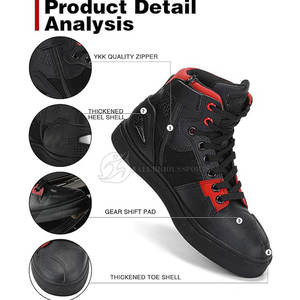 Nuevo Estilo de Calzado Deportivo de Motociclismo para Clientes, de Cuero, Resistente al Viento, con Características Transpirables e Impermeables, Tallas Grandes - Product Image 4