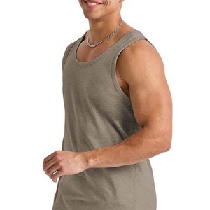Débardeurs Gym Stringer pour hommes Chemises sans manches Bodybuilding Fitness Maillots d'entraînement pour hommes Polyester Coton Débardeur respirant - Product Image 3