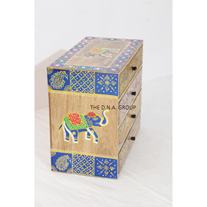 Elegante diseño moderno pintado a mano MDF cajón de madera organizador tradicional para el hogar y la sala de estar vitrina de almacenamiento - Product Image 4