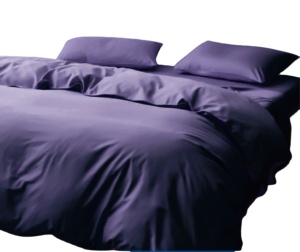 Ensemble de couette moderne pour lit queen size, 5 pièces, 100 % coton, 930 fils/cm², SUMMER ROMANCE |   Literie tissée solide et douce avec drap-housse de 43 cm - Product Image 1