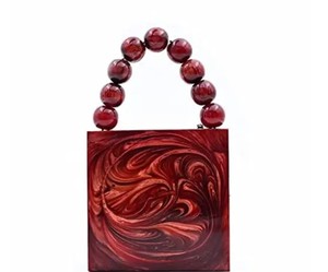 Mini pochette en résine à la mode de haute qualité pour fête et mariage-légère et durable - Product Image 1