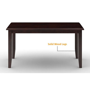 Juego de comedor moderno antiguo de madera maciza 1 + 4 + 1 para mesa de comedor de oficina en casa y muebles de dormitorio - Product Image 2