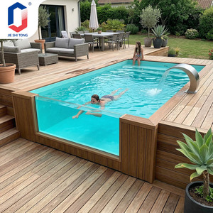 Piscine hors sol préfabriquée, prête à l'emploi, pour jardin extérieur, avec système de filtration complet - Product Image 6