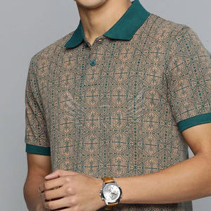 Venta al por mayor sublimación Polo camisetas logotipo personalizado más tamaño Polo camisetas algodón manga corta sublimación Polo camisetas - Product Image 5