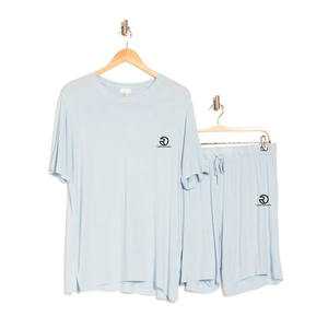 New Arrivals Summer <b>Short</b> Set Casual Customized Men Summer 2 Piece T Shirt <b>Shorts</b> Set Polyester Made Quick Dry <b>Short</b> Set - Product Image 5