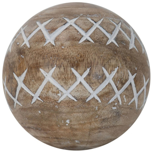 Esferas de Madera Talladas a Mano, Naturales, Color Marrón, Bolas Redondas Decorativas de Madera de Mango para Decoración Moderna del Hogar, Precio Más Bajo - Product Image 6