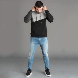Sweat-shirts à capuche unisexes en molleton 100% coton, personnalisés avec broderie OEM, de luxe, de haute qualité, pour tie-dye, uni, pour l'hiver - Product Image 2