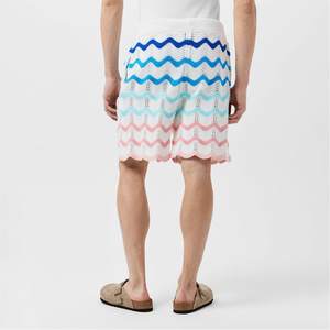 Pantalones cortos minimalistas informales de moda para rendimiento atlético, pantalones cortos cómodos holgados de verano, pantalones cortos informales lisos para hombres - Product Image 2